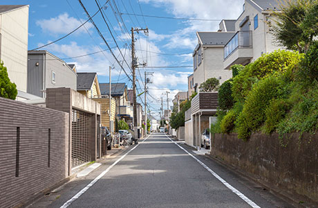 夜道や、地域の安全性を確認